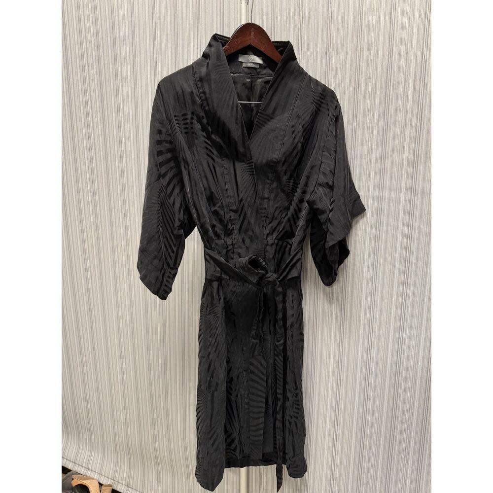 ALEXANDER MCQUEEN RUNWAY DOCUMENTED BLACK SILK Dress IT40 - Picture 2 of 8